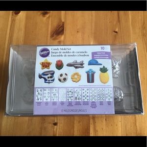 WILTON MEGA PACK CANDY MOLD SET w/lolli sticks